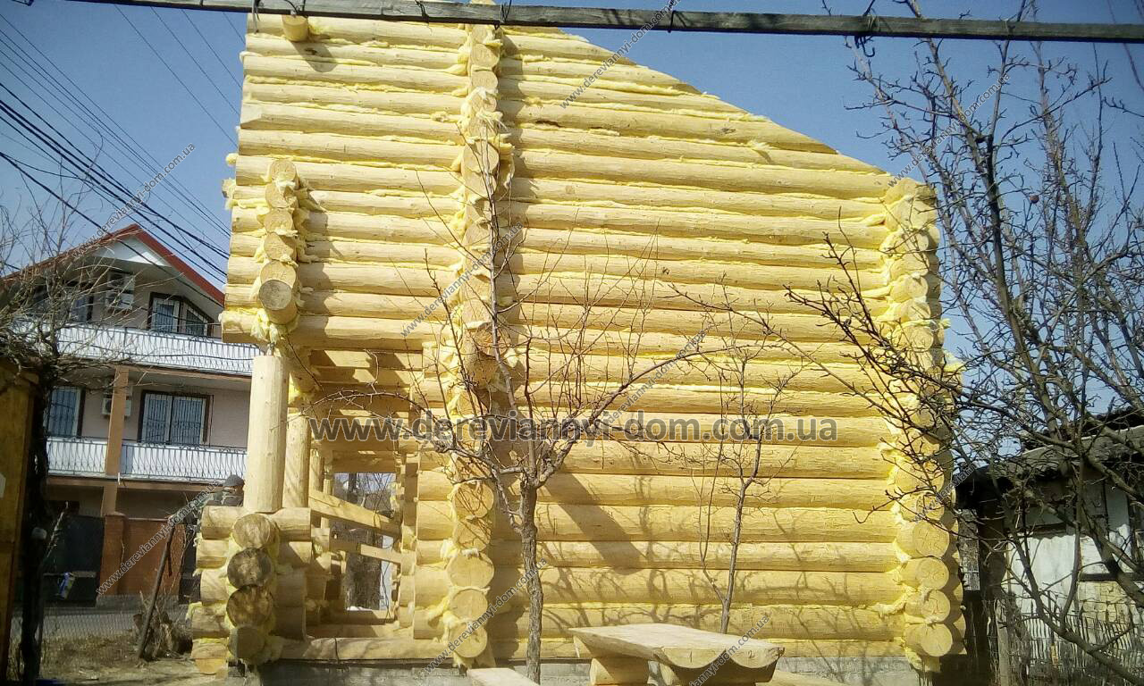 План деревянного дома со сруба Киев  S=132 м²
