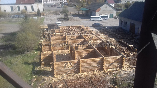 Проект деревянного дома со сруба S=250 м²